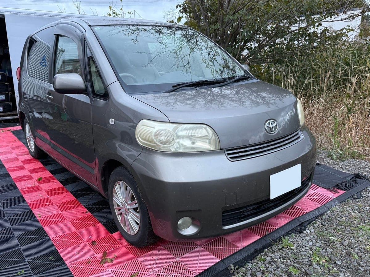18万km超のポルテを買い取りました|走行距離の多いお車の買取・札幌市手稲区